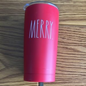 Rae Dunn. Merry. Travel Mug
